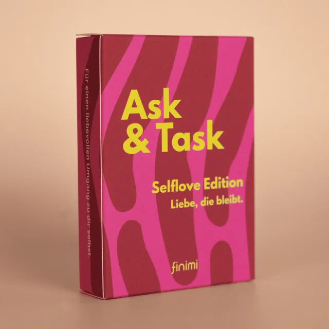 Finimi Ask & Task Selflove kaartspel 52 kaarten zelfvertrouwen
